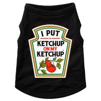 I Put On My K.E.T.C.H.U.P Tomato Diy Halloween Doggie Tank
