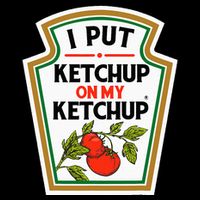 I Put On My K.E.T.C.H.U.P Tomato Diy Halloween Sweatshirt