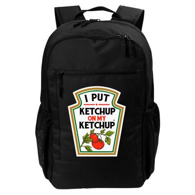 I Put On My K.E.T.C.H.U.P Tomato Diy Halloween Backpack