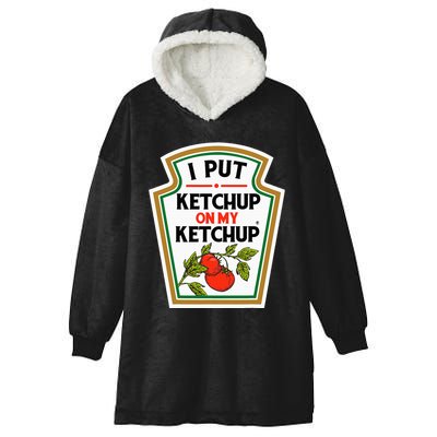 I Put On My K.E.T.C.H.U.P Tomato Diy Halloween Hooded Wearable Blanket