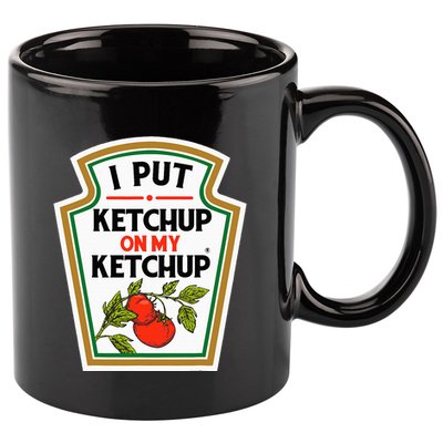 I Put On My K.E.T.C.H.U.P Tomato Diy Halloween 11oz C Handle Ceramic Mug