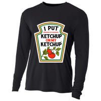 I Put On My K.E.T.C.H.U.P Tomato Diy Halloween Cooling Performance Long Sleeve Crew