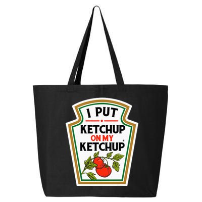 I Put On My K.E.T.C.H.U.P Tomato Diy Halloween 25L Jumbo Tote