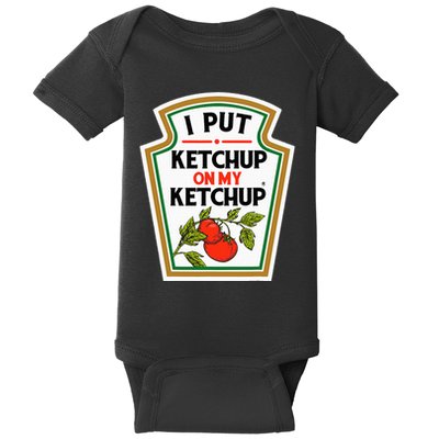 I Put On My K.E.T.C.H.U.P Tomato Diy Halloween Baby Bodysuit
