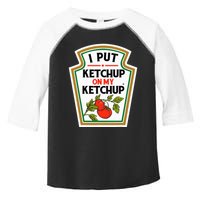 I Put On My K.E.T.C.H.U.P Tomato Diy Halloween Toddler Fine Jersey T-Shirt