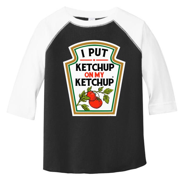 I Put On My K.E.T.C.H.U.P Tomato Diy Halloween Toddler Fine Jersey T-Shirt