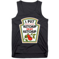 I Put On My K.E.T.C.H.U.P Tomato Diy Halloween Tank Top