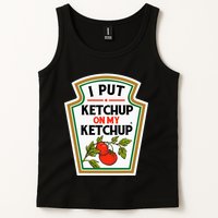 I Put On My K.E.T.C.H.U.P Tomato Diy Halloween Tank Top