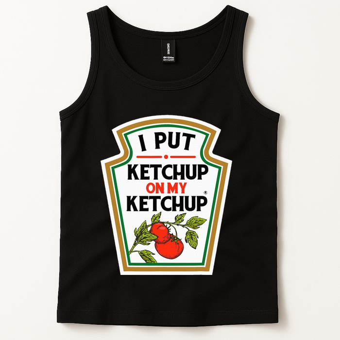 I Put On My K.E.T.C.H.U.P Tomato Diy Halloween Tank Top