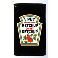 I Put On My K.E.T.C.H.U.P Tomato Diy Halloween Golf Towel