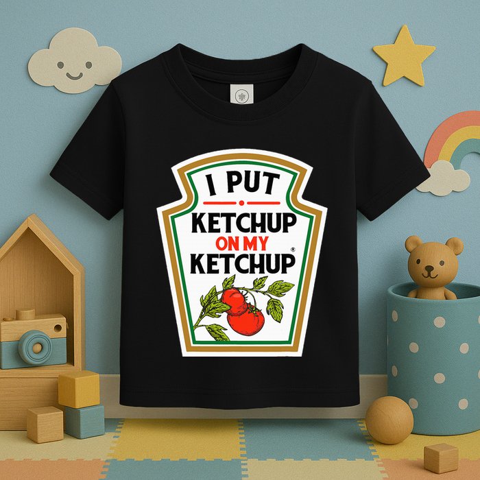I Put On My K.E.T.C.H.U.P Tomato Diy Halloween Toddler T-Shirt