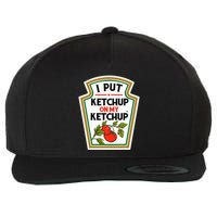 I Put On My K.E.T.C.H.U.P Tomato Diy Halloween Wool Snapback Cap
