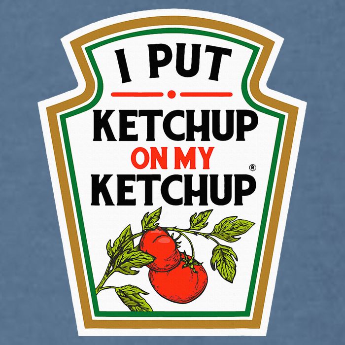 I Put On My K.E.T.C.H.U.P Tomato Diy Halloween Garment-Dyed Sweatshirt