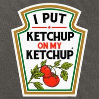 I Put On My K.E.T.C.H.U.P Tomato Diy Halloween Cotton Canvas Backpack