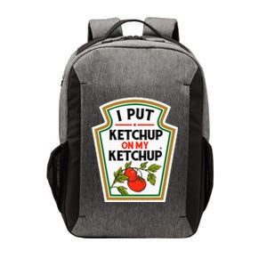 I Put On My K.E.T.C.H.U.P Tomato Diy Halloween Vector Backpack