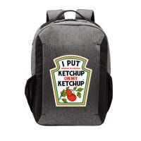 I Put On My K.E.T.C.H.U.P Tomato Diy Halloween Vector Backpack