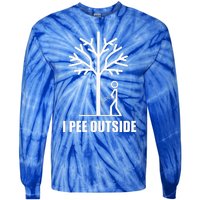 I Pee Outside Tie-Dye Long Sleeve Shirt