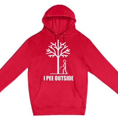 I Pee Outside Premium Pullover Hoodie