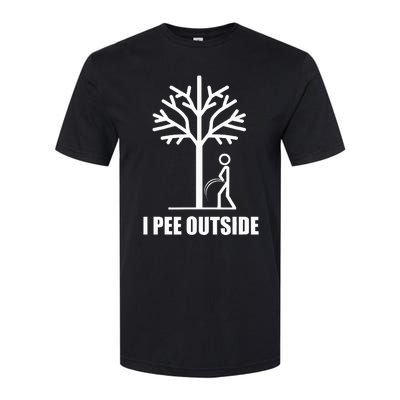 I Pee Outside Softstyle CVC T-Shirt