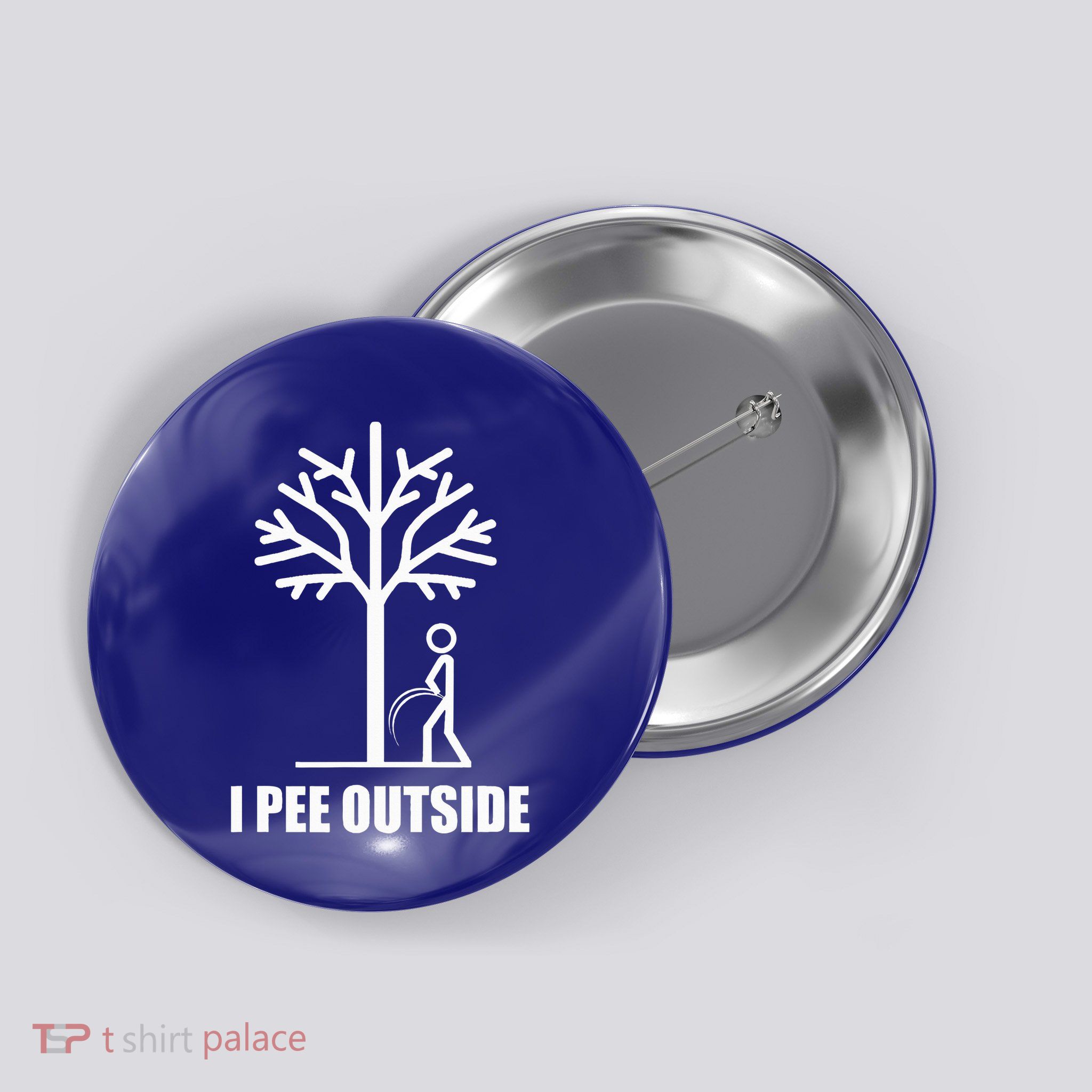 I Pee Outside Button