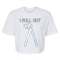 I Pull Out Dental Forceps Dentist Instruments Tooth Gift Bella+Canvas Jersey Crop Tee