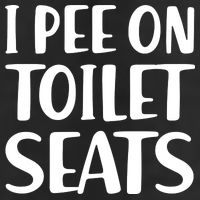 I Pee On Toilet Seats Adult Drive Performance Visor