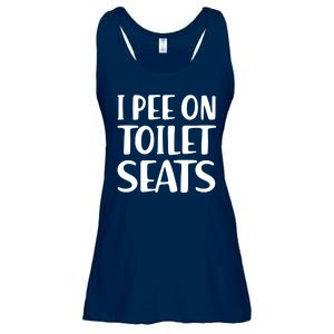 I Pee On Toilet Seats Ladies Essential Flowy Tank