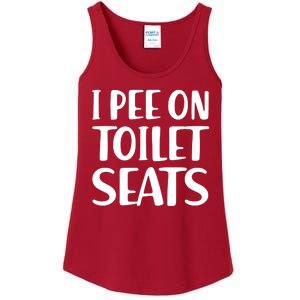 I Pee On Toilet Seats Ladies Essential Tank