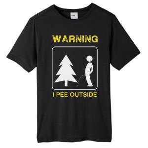 I Pee Outside Camping Tall Fusion ChromaSoft Performance T-Shirt