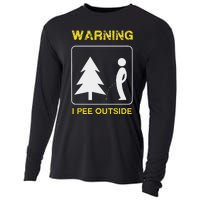 I Pee Outside Camping Cooling Performance Long Sleeve Crew