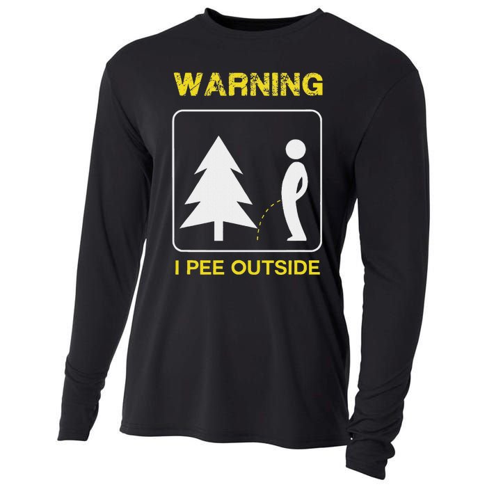 I Pee Outside Camping Cooling Performance Long Sleeve Crew