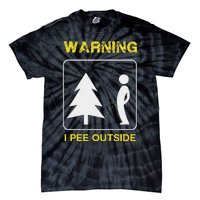 I Pee Outside Camping Tie-Dye T-Shirt