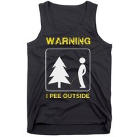 I Pee Outside Camping Tank Top