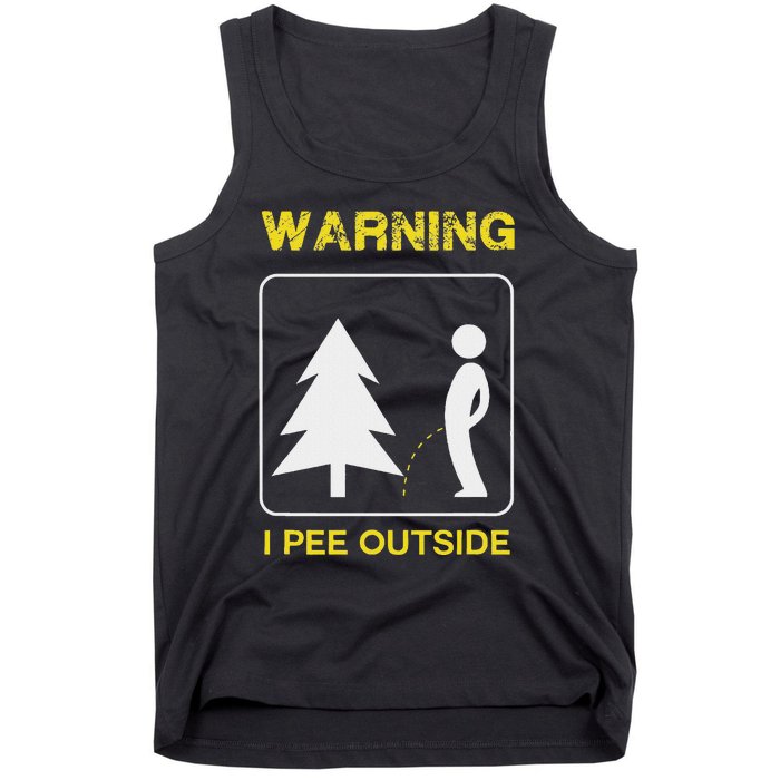 I Pee Outside Camping Tank Top