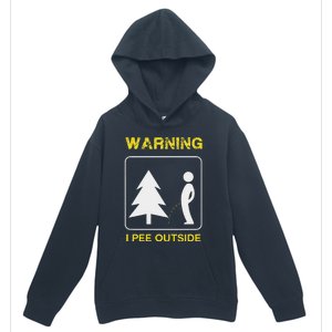 I Pee Outside Camping Urban Pullover Hoodie