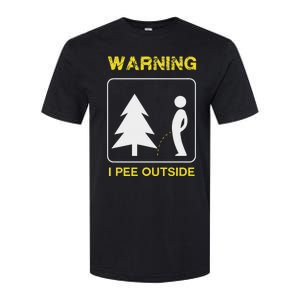 I Pee Outside Camping Softstyle CVC T-Shirt