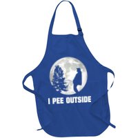 I Pee Outside I Love Peeing Outside Funny Camping Apron