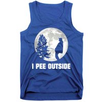 I Pee Outside I Love Peeing Outside Funny Camping Tank Top