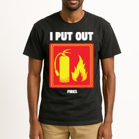 I Put Out Firefighter Fire Extinguisher I Put Out Fires Tall T-Shirt