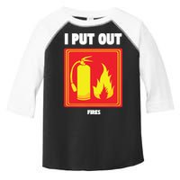 I Put Out Firefighter Fire Extinguisher I Put Out Fires Toddler Fine Jersey T-Shirt
