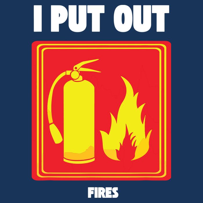 I Put Out Firefighter Fire Extinguisher I Put Out Fires Infant Baby Jersey Bodysuit