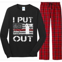 I Put Out Safety Firefighters Fireman Fire Long Sleeve Pajama Set