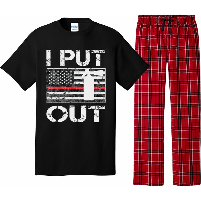 I Put Out Safety Firefighters Fireman Fire Pajama Set