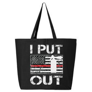 I Put Out Safety Firefighters Fireman Fire 25L Jumbo Tote