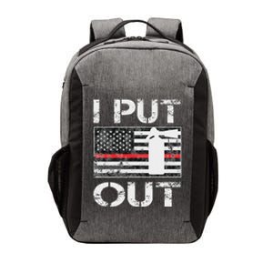 I Put Out Safety Firefighters Fireman Fire Vector Backpack