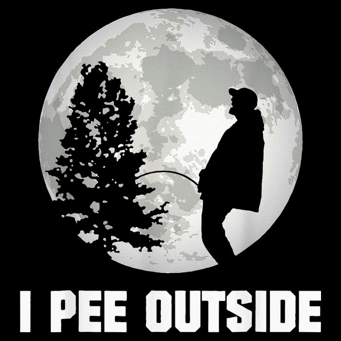 I Pee Outside I Love Peeing Outside Funny Camping Cooling Performance Crew T-Shirt