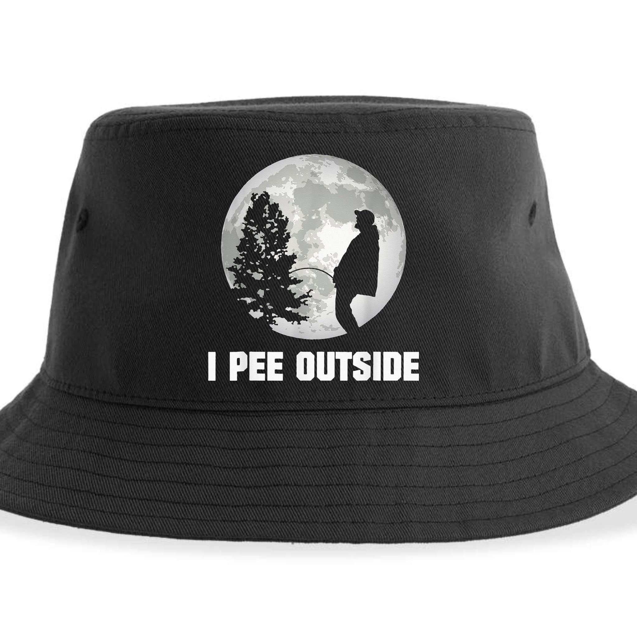 I Pee Outside I Love Peeing Outside Funny Camping Sustainable Bucket Hat
