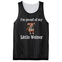 IM Proud Of My Little Weiner Funny Dachshund Dog Lover Mesh Reversible Basketball Jersey Tank