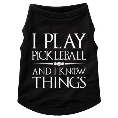 I Play Pickleball Because I Like It Not I'm Good At It Doggie Tank