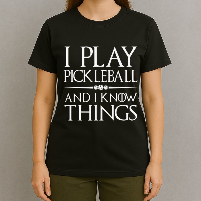 I Play Pickleball Because I Like It Not I'm Good At It T-Shirt